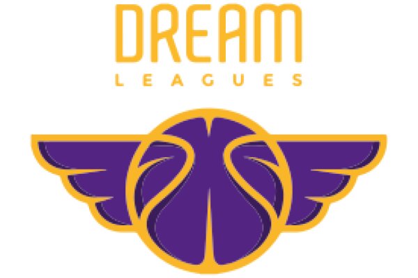 Dream Leagues: A Graphic Design of a Purple Basketball Logo