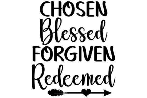 Chosen, Blessed, Forgiven, Redeemed