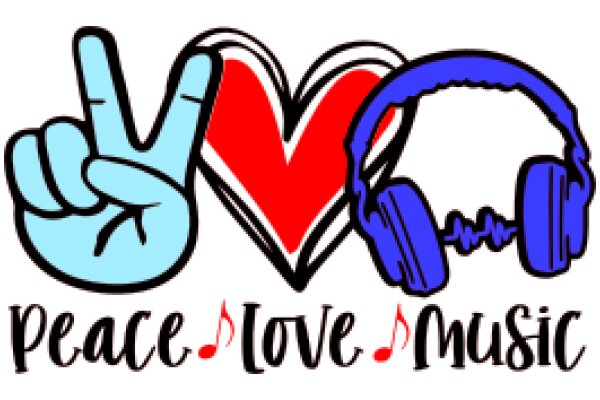 Peace, Love, and Music: A Graphic Design