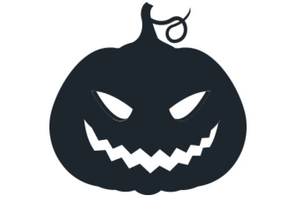 A Pixelated Halloween Pumpkin Emoji