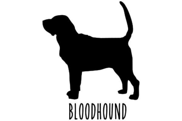 Bloodhound Silhouette: A Classic Canine Design