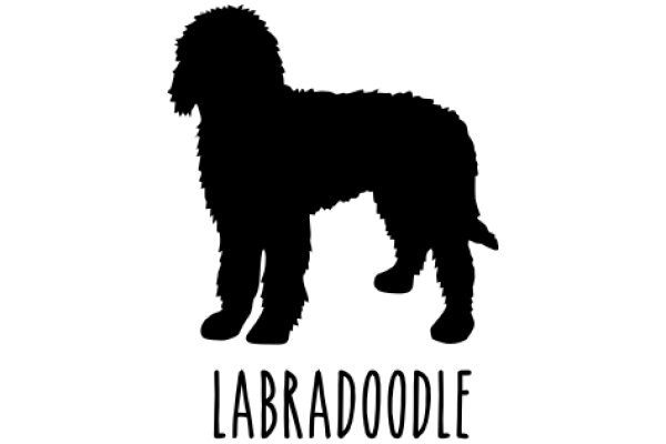 Labradoodle Silhouette: A Stylish and Simple Design