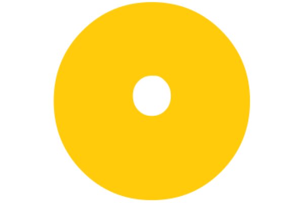 A Solid White Background with a Yellow Circle