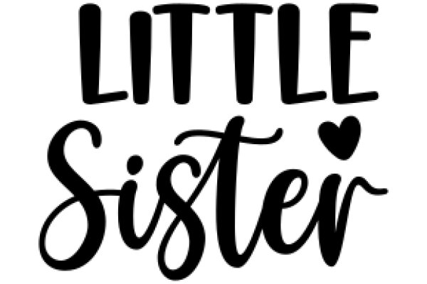 Embrace Your Sisterly Love with This Little Sister Logo