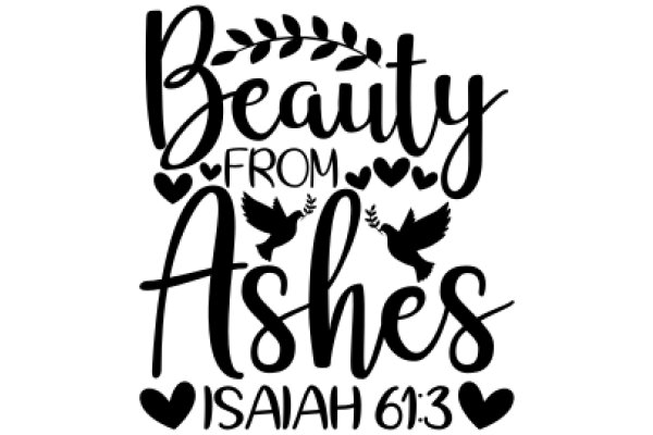 Beauty from Ashes: Isaiah 61:3