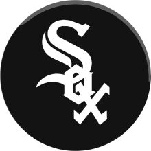 The Chicago Cubs Logo in Black and White