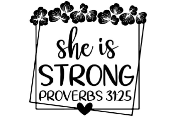 She is Strong: Proverbs 31.25