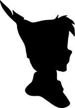 Silhouette of a Person with a Unique Hat