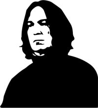 Silhouette of a Man with Long Hair