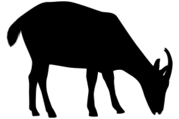 A Silhouette of a Horse in Profile