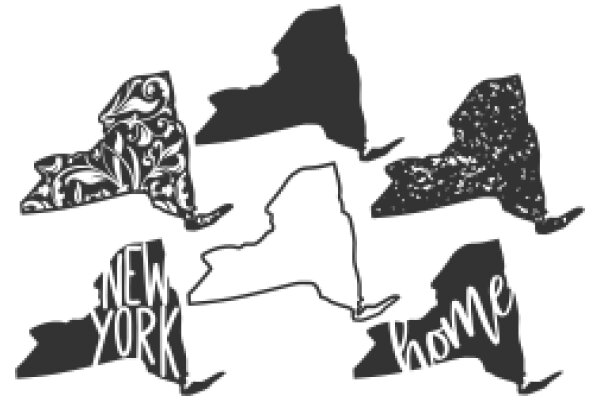 A Stylish Illustration of New York State