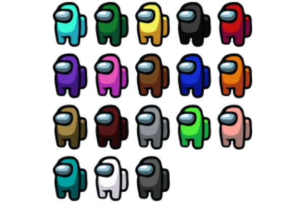 A Collection of Colorful, Friendly Monsters