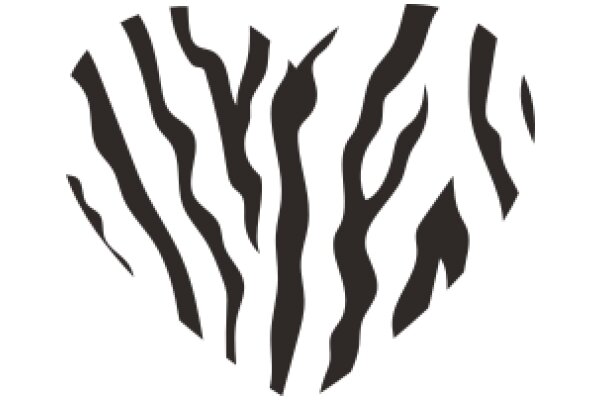 Stylized Zebra Pattern Design