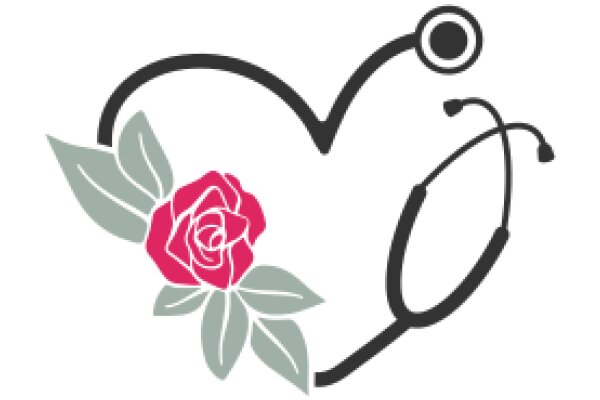 A Rose and Stethoscope Logo for a Medical Practice