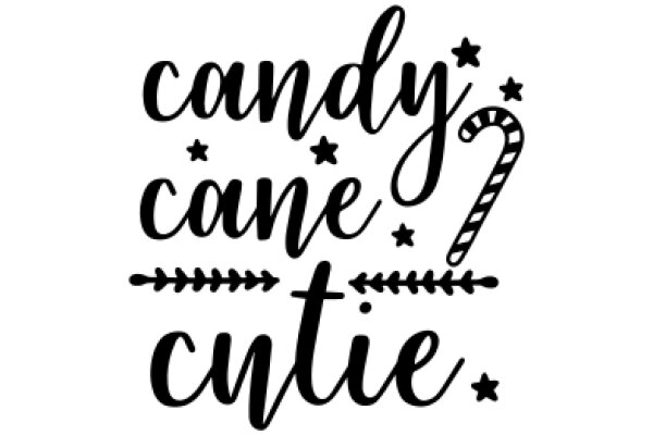 Candy Cane Cutie: A Festive Holiday Greeting