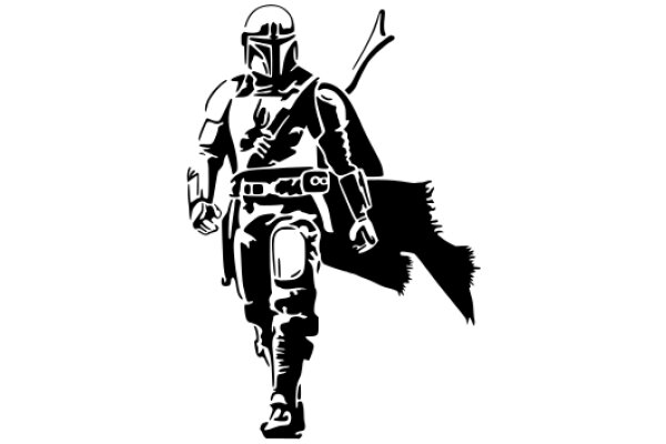 A Silhouette of a Star Wars Character, Ready for Adventure