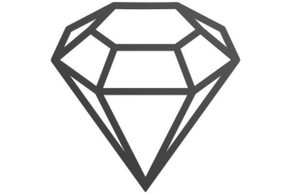 A Pixelated Diamond: A Symbol of Value and Precision