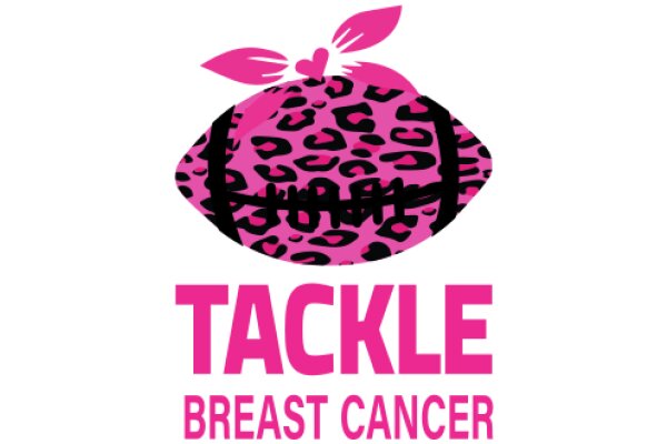 Tackle Breast Cancer with Style: A Fashionable Pink and Black Leopard Print Football