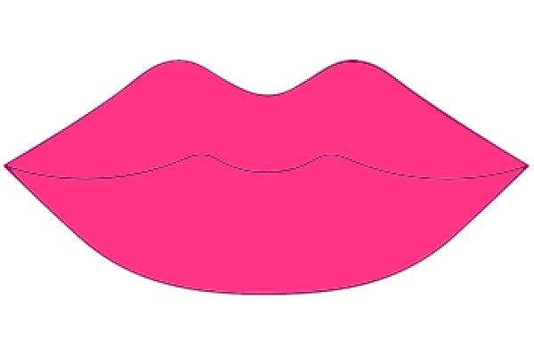 Vivid Pink Lipstick Illustration