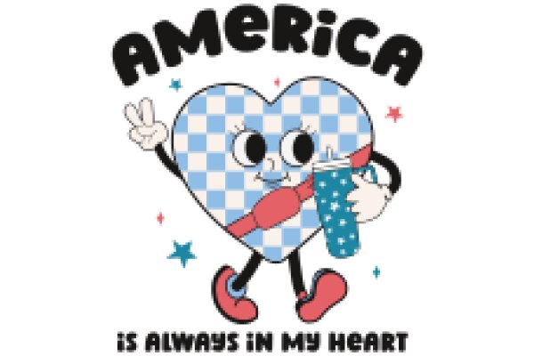 A Heartfelt Tribute to America: A Cartoon Character's Perspective