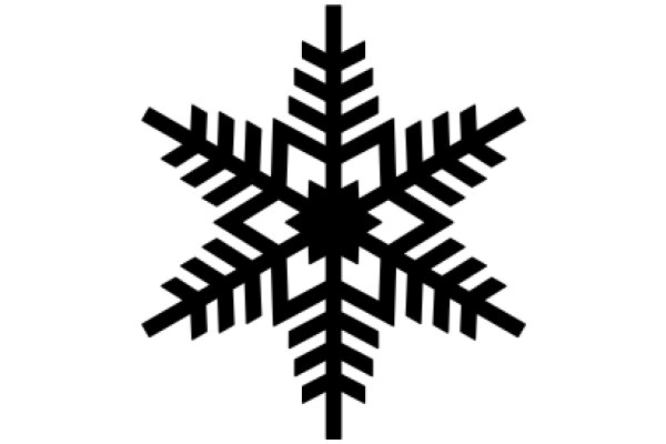 Stylized Snowflake Design