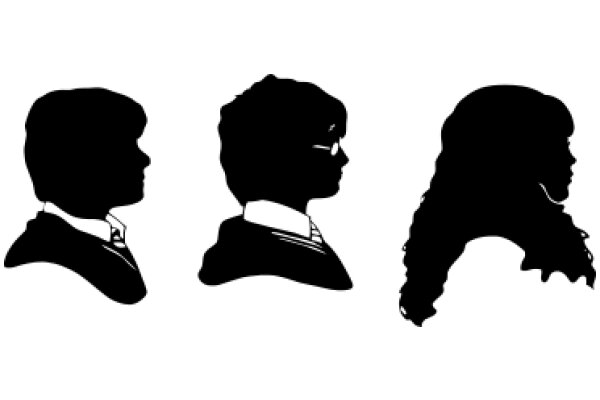 Silhouettes of Three Profiles: A Study in Contrast and Similarity