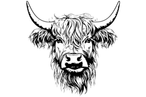 The Majestic Longhorn Bull: A Illustration