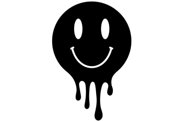 Emotional Iconography: A Smiling Emoji with a Droplet of Happiness