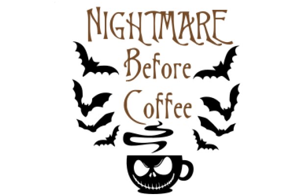 Nightmare Before Coffee: A Halloween-themed coffee cup