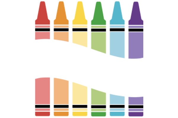 A Colorful Collection of Crayon Tips