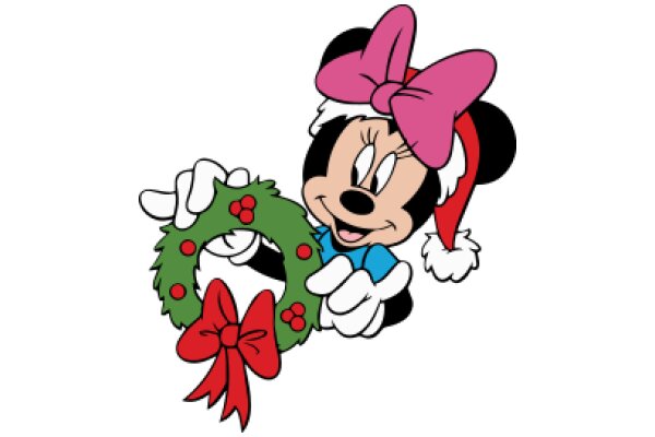 Mickey Mouse's Festive Holiday Greeting