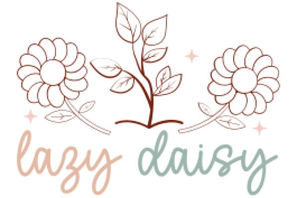 Lazy Daisy: A Delightful Floral Logo