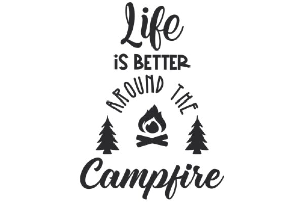 Campfire Quote: Life is Better Around the Campfire