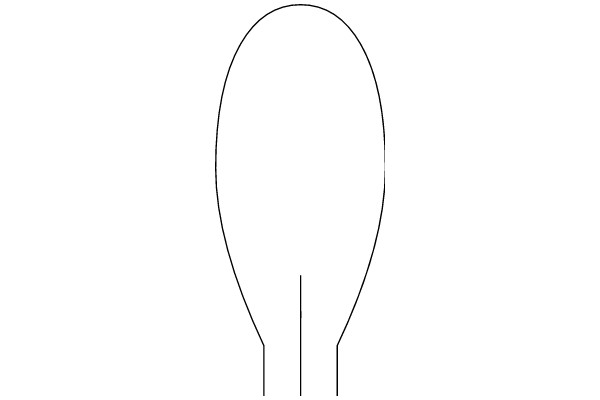 Simplified Line Art of a Balloon