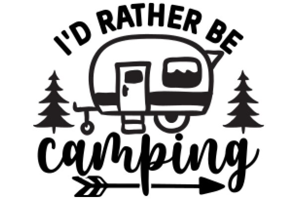 A Whimsical Camping Adventure: A Playful Logo for an RV Adventure