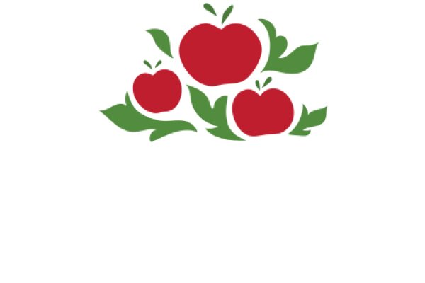 Vibrant Apple Logo with Green Leaves