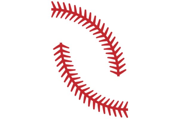 Simplistic Red Baseball Logo