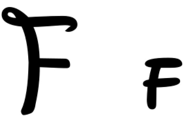 A Simple Letter 'F' in a White Background