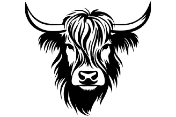 Stylized Bull Head Icon