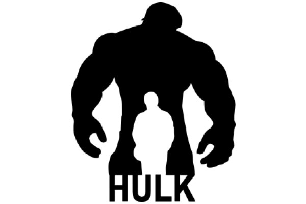 The Silhouette of Hulk and the Letter 'H' in