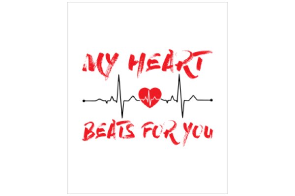 My Heart Beats for You: A Graphic Design Poster