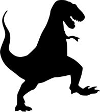 Silhouette of a T-Rex: A Classic Symbol of Prehistoric Life