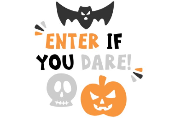 Enter If You Dare: A Halloween-themed invitation to an exciting adventure!