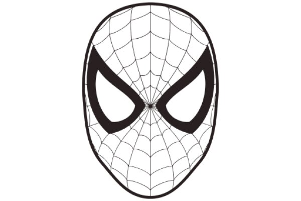 Stylized Spider-Man Mask Logo