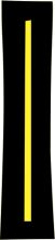 A Solid Yellow Line Against a White Background