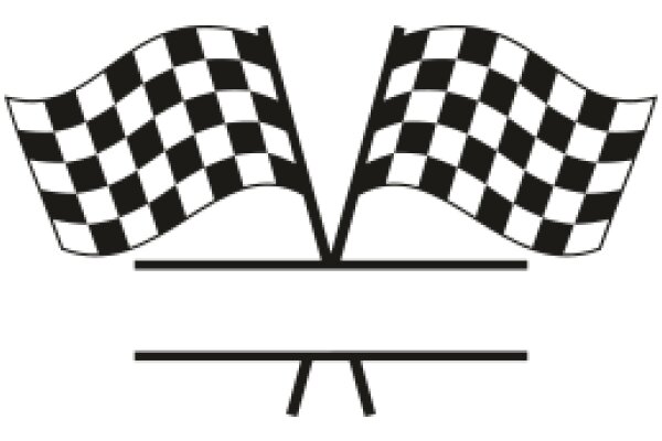 A Stylized Logo with Checkered Patterns