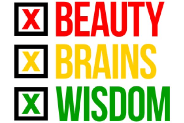 A Visual Guide to the Four Wisdoms: Beauty, Brains, Wisdom, and X