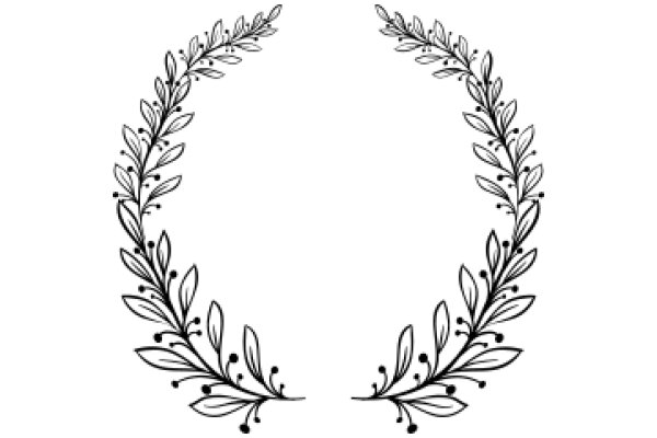 Elegant Laurel Wreath Design