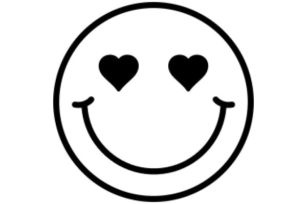 Emotional Icon: A Smiling Face with Two Hearts