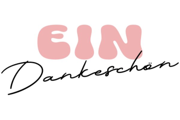 Ein Dankeschön: A Visual Greeting